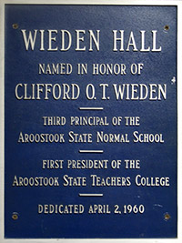 WiedenHallDedication