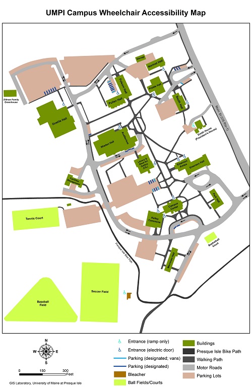 UMPI accessibility map