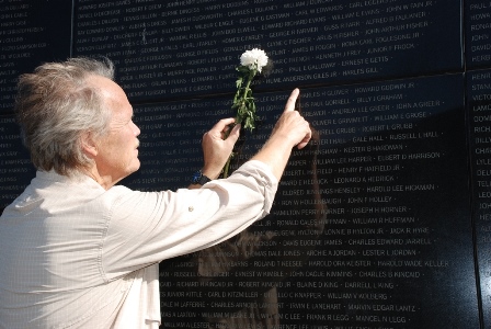 On the Wall of Remembrance, Giles viewed his father’s name along with 40,895 other U.N. soldiers’ names chiseled on the granite wall.