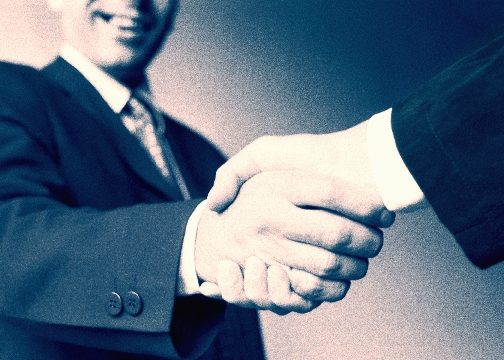 Photo of shaking hands