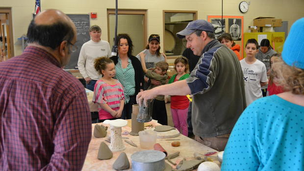 Photo of Mark Lusardi at Empty Bowls event