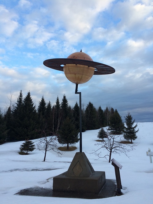 Saturn in the Maine Solar System Model